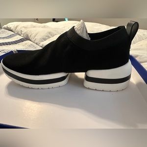 Stuart Weitzman Black and White Sneakers